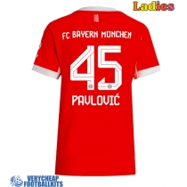 Bayern Munich Aleksandar Pavlovic #45 Replica Home Shirt Ladies 2025-26 Short Sleeve